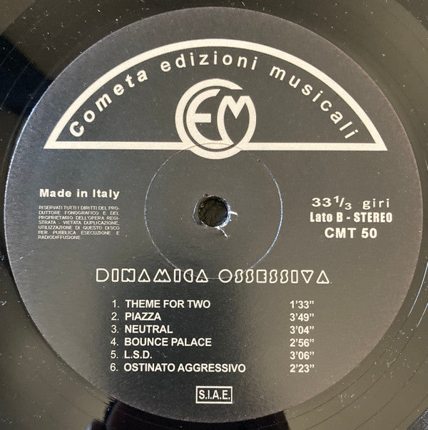 Luigi Zito, Vittorio Nadalin : Dinamica Ossessiva (LP, Ltd)