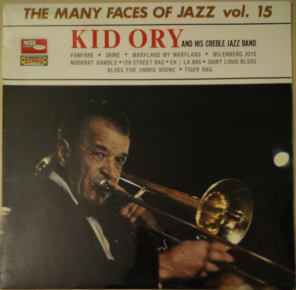 Kid Ory And His Creole Jazz Band : The Many Faces Of Jazz Vol. 15 (LP, Album)