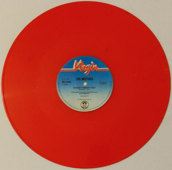 The Motors : Forget About You (12", Single, Red)