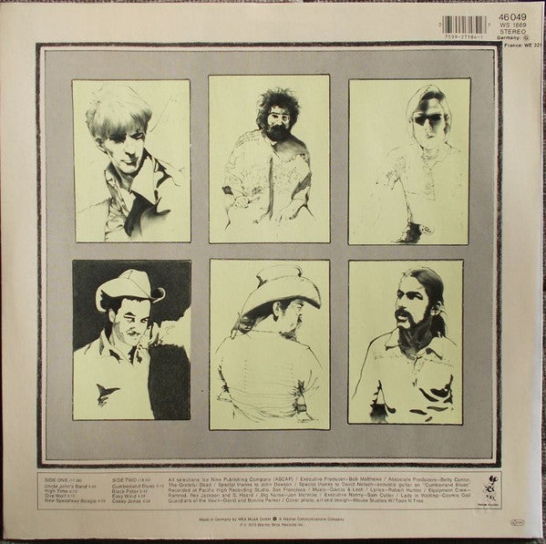 The Grateful Dead : Workingman's Dead (LP, Album, RE)