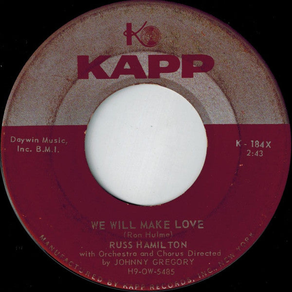 Russ Hamilton : Rainbow (7", Single, Ind)