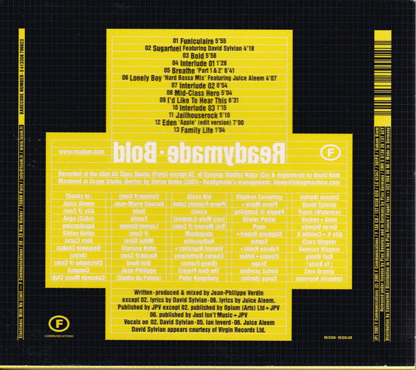 Ready Made : Bold (CD, Album)