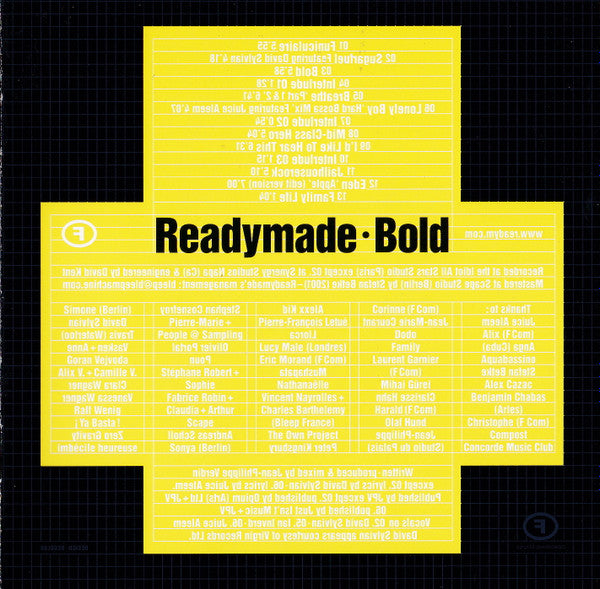 Ready Made : Bold (CD, Album)