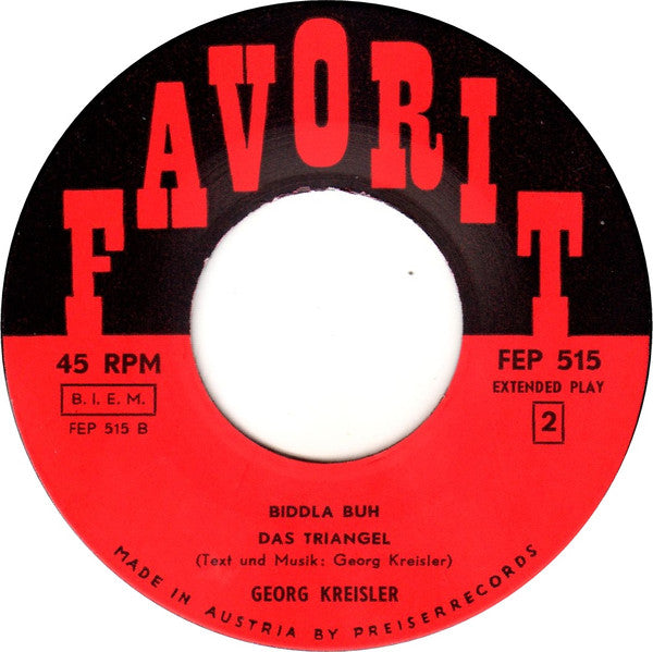 Georg Kreisler : Tauben Vergiften (7", EP, RE)