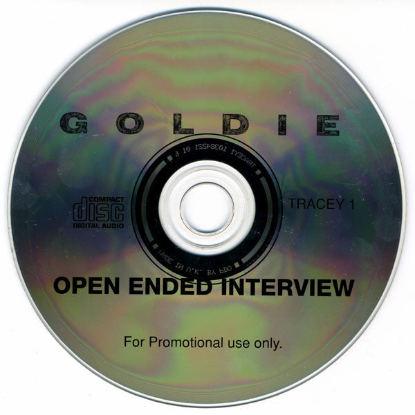 Goldie : Open Ended Interview (CD, Promo)