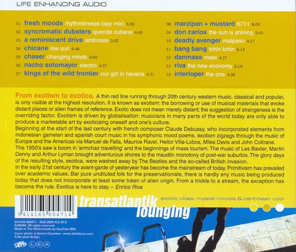Various : Transatlantik Lounging 3 (Exotic Vibes, Mystic And Caribbean Cool) (CD, Comp, Mixed)