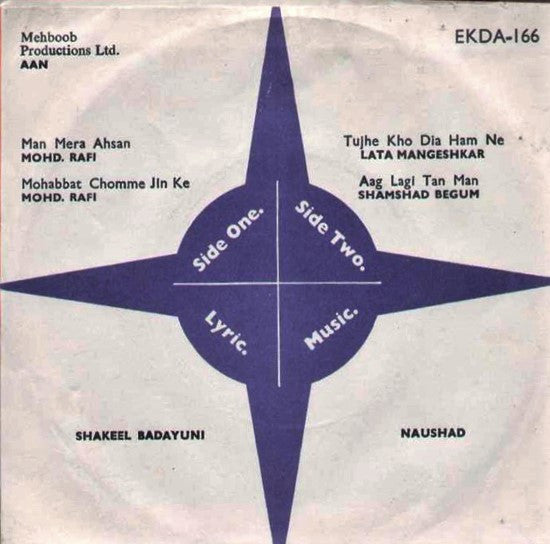 Naushad, Shakeel Badayuni : Aan (7", EP)