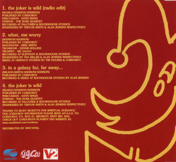 Corduroy : The Joker Is Wild (CD, Single)