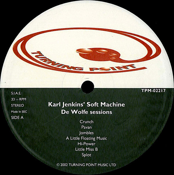 Karl Jenkins' Soft Machine* : De Wolfe Sessions (LP, RE, 180)