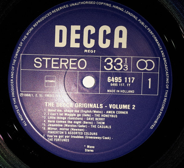 Various : The Decca Originals - Volume 2 - 1965-1969 (LP, Comp)