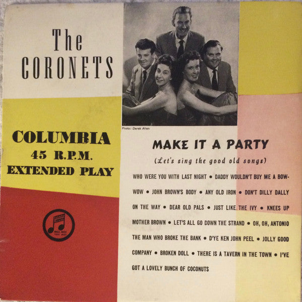 The Coronets : Make It A Party (7", EP, Mono)