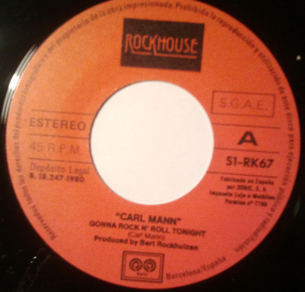 Carl Mann : Esta Noche Rock 'N' Roll (7", Single)