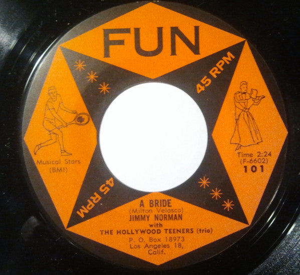 The Hollywood Teeners : A Boy And a Girl (7", Single)