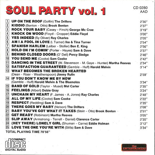 Various : Soul Party Vol. 1 (CD, Album, Comp)
