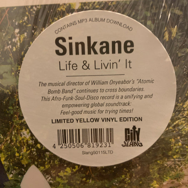Sinkane : Life & Livin' It  (LP, Album, Ltd, Yel)