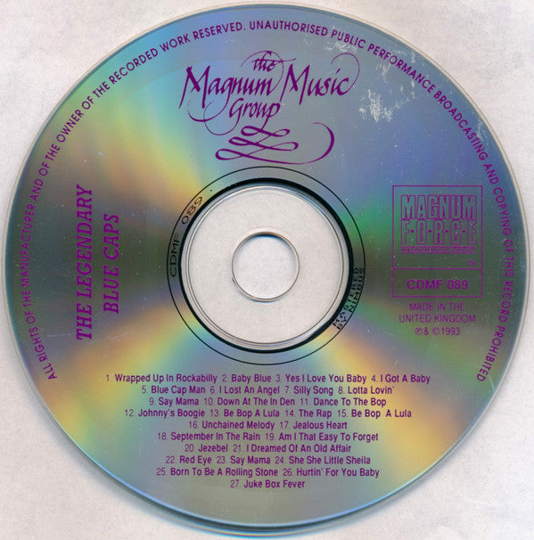 Gene Vincent & His Blue Caps : Legendary Blue Caps (CD, Comp)