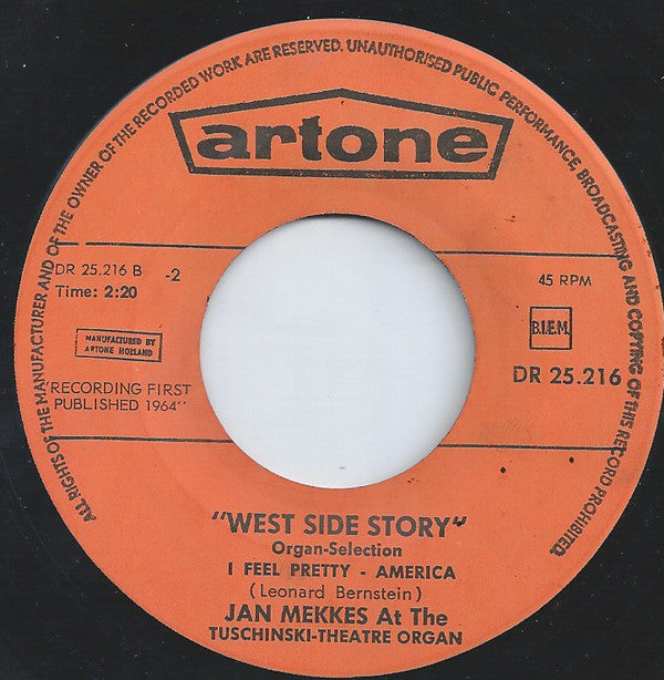 Jan Mekkes : West Side Story (7", Single)