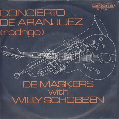 De Maskers With Willy Schobben : Adagio (7", Single)