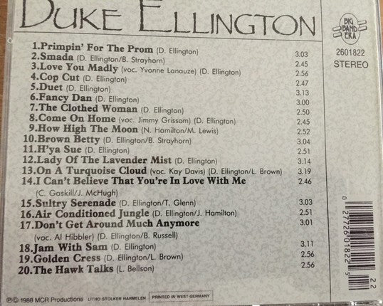 Duke Ellington : The Rare Duke Ellington 1947-1957 (CD, Comp)