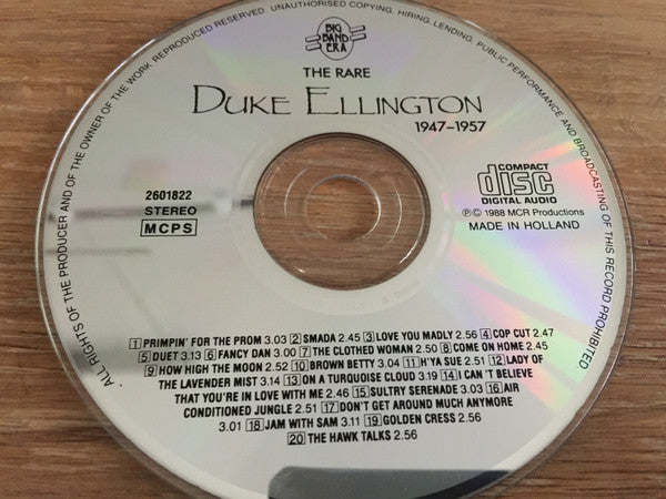 Duke Ellington : The Rare Duke Ellington 1947-1957 (CD, Comp)