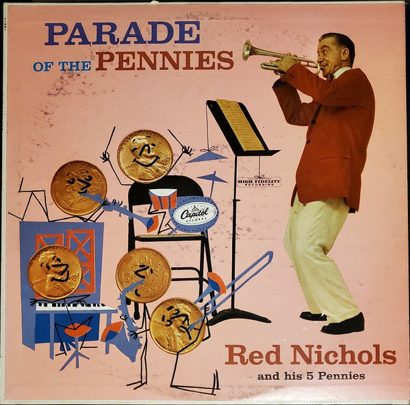 Red Nichols And His Five Pennies : Parade Of The Pennies (LP, Album, Mono)