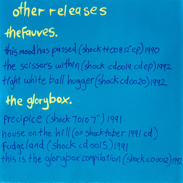 The Fauves, The Glory Box, Pray TV : Dress Ups (CD, EP)