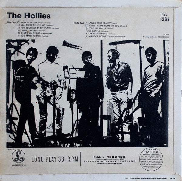 The Hollies : Hollies (LP, Album, Mono)
