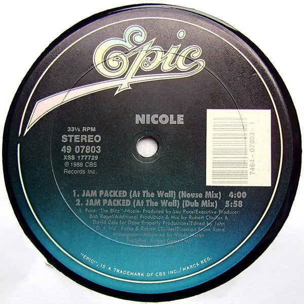 Nicole J McCloud : Jam Packed (At The Wall) (12")