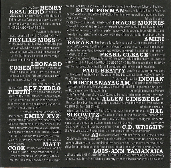 Various : The United States Of Poetry (CD, Album)