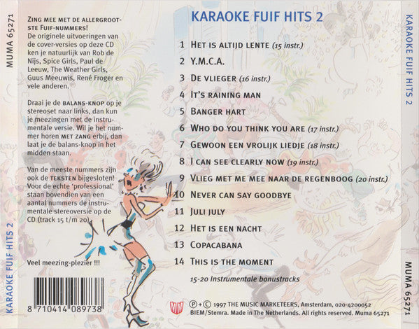 Unknown Artist : Karaoke Fuif Hits 2 (CD)