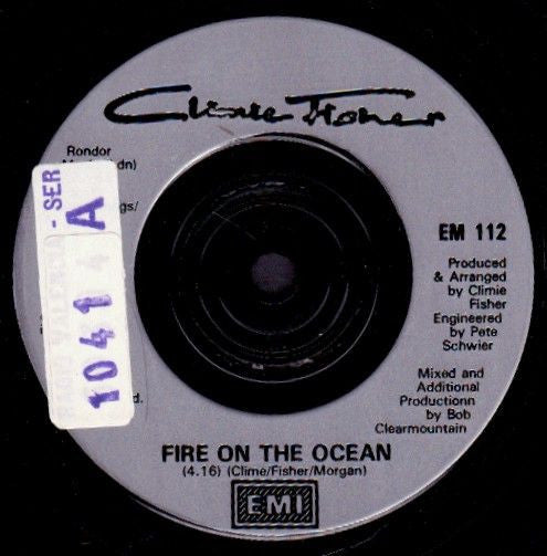 Climie Fisher : Fire On The Ocean (7", Single, Sil)