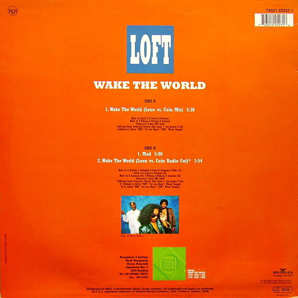 Loft : Wake The World (12", Maxi)