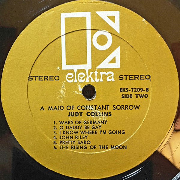 Judy Collins : A Maid Of Constant Sorrow (LP, Album, RE)