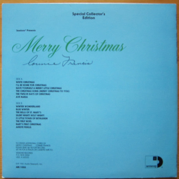 Connie Francis : Merry Christmas (LP, Album)