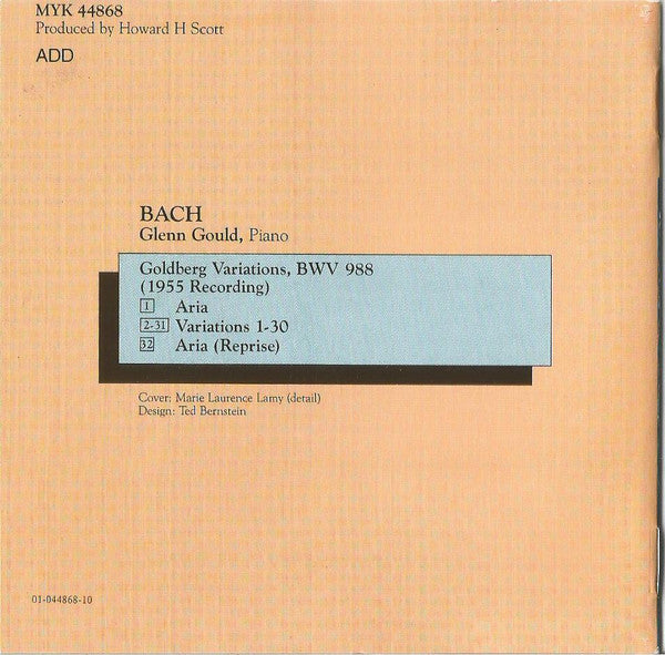 Johann Sebastian Bach - Glenn Gould : Goldberg Variations (CD, RM)