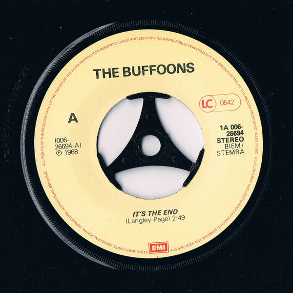The Buffoons : It's The End / Tomorrow Is Another Day (7", Single)
