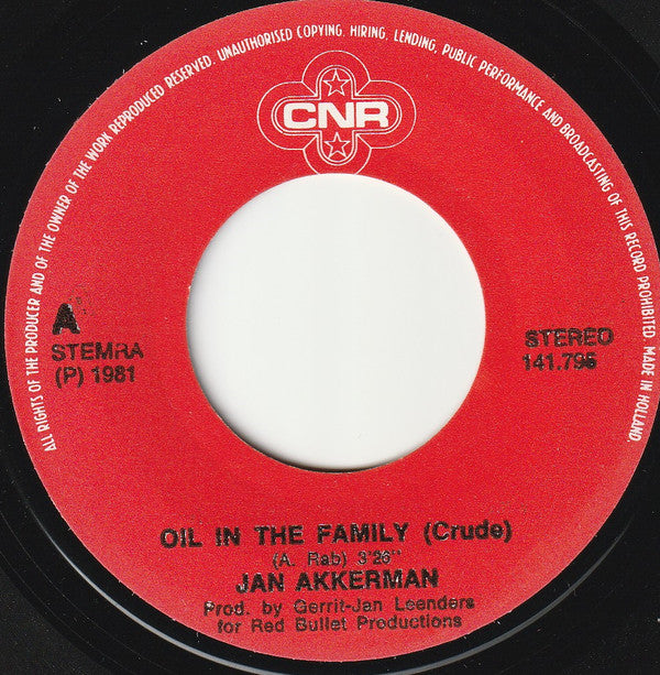 Jan Akkerman : Oil In The Family (7")
