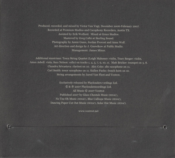 Voxtrot : Voxtrot (CD, Album, Dig)