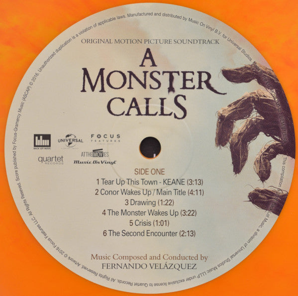 Fernando Velázquez : A Monster Calls (Original Motion Picture Soundtrack) (2xLP, Album, Ltd, Fla)
