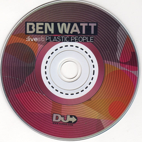 Ben Watt : Live At: Plastic People (CD, Mixed)