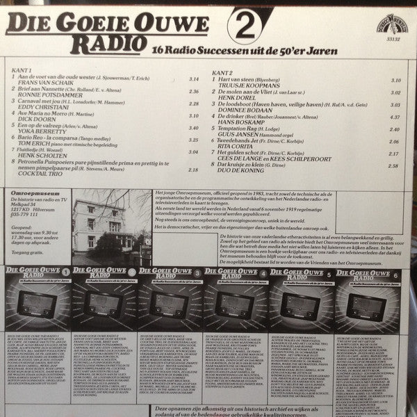 Various : Die Goeie Ouwe Radio Deel 2 (LP, Comp, Mono)