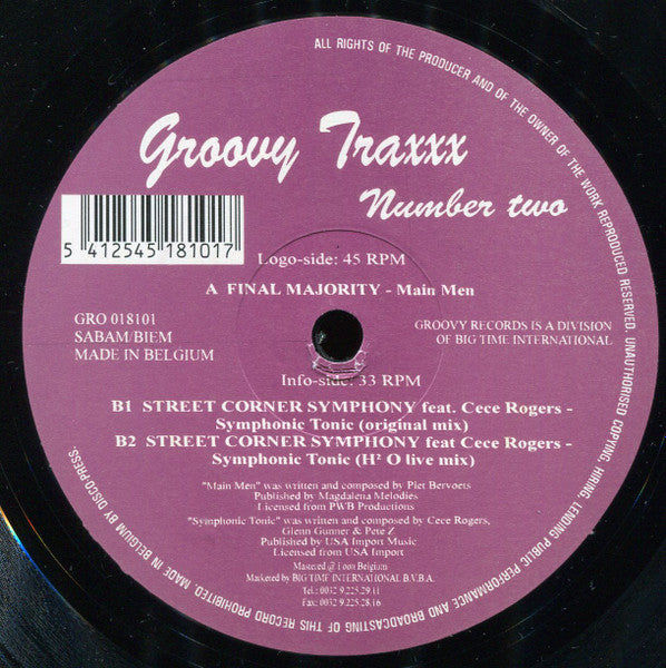 Various : Groovy Traxx Number Two (12")