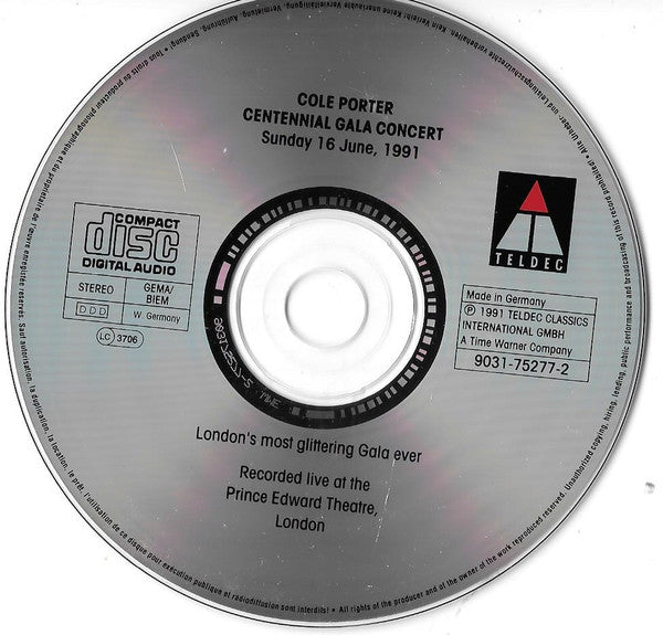 Various : Cole Porter Centennial Gala Concert (CD)