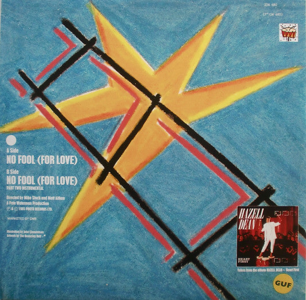 Hazell Dean : No Fool (For Love) (12", EP)