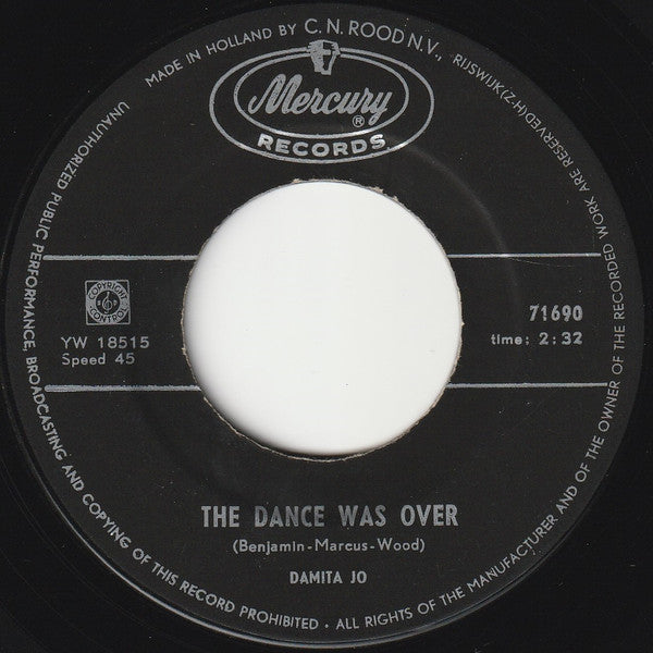 Damita Jo : I'll Save The Last Dance For You (7", Single)