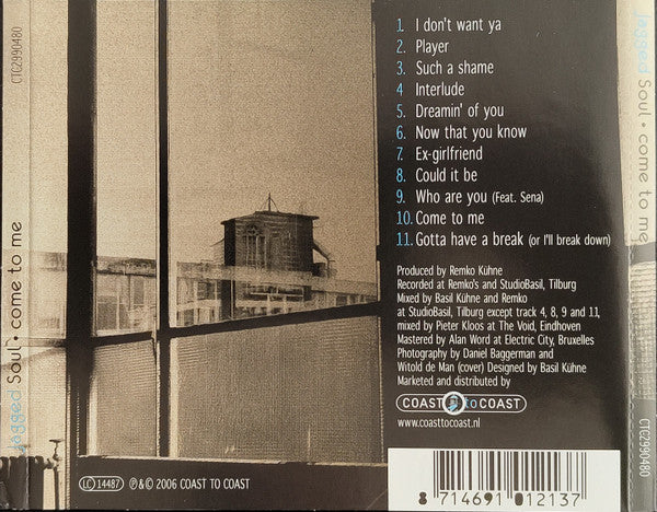 Jagged Soul : Come To Me (CD, Album)
