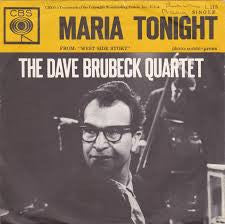 The Dave Brubeck Quartet : Brubeck Plays Songs From "West Side Story" (7", Single, Yel)