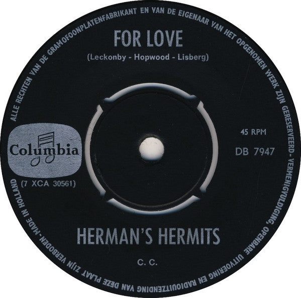 Herman's Hermits : This Door Swings Both Ways (7", Single)