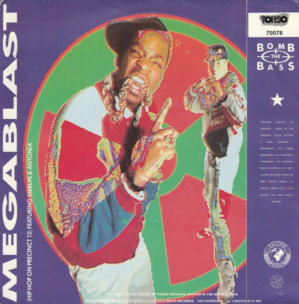 Bomb The Bass Featuring Lorraine McIntosh / Featuring Merlin & Antonia Jolly : Don't Make Me Wait / Megablast (Hip Hop On Precinct 13) (7", Single)
