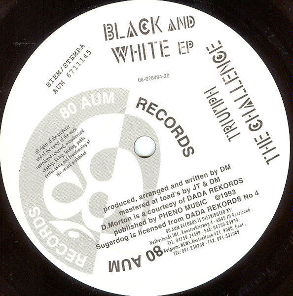 Black And White : The E.P. (12", EP)